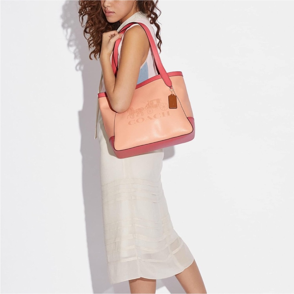 Coach Pink and Tan Women's Bag